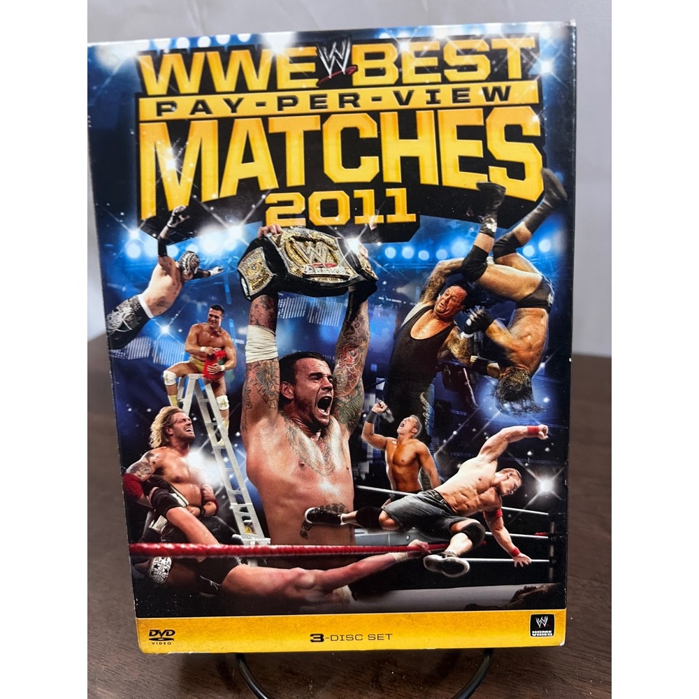 WWE Best Pay-Per-View Matches 2011 DVD Set 3-Disc John Cena Undertaker Triple H
